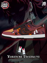 Yoriichi Tsugikuni V.1 Custom Court-Low Sneakers - 13custom