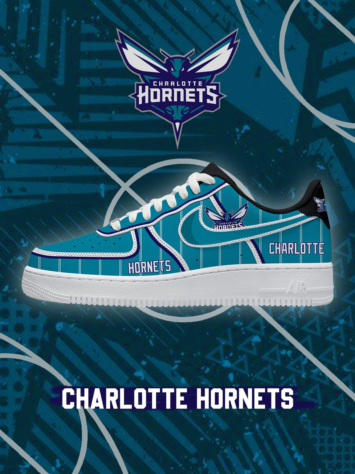 Charlotte Basketball V.3 Custom Sneakers
