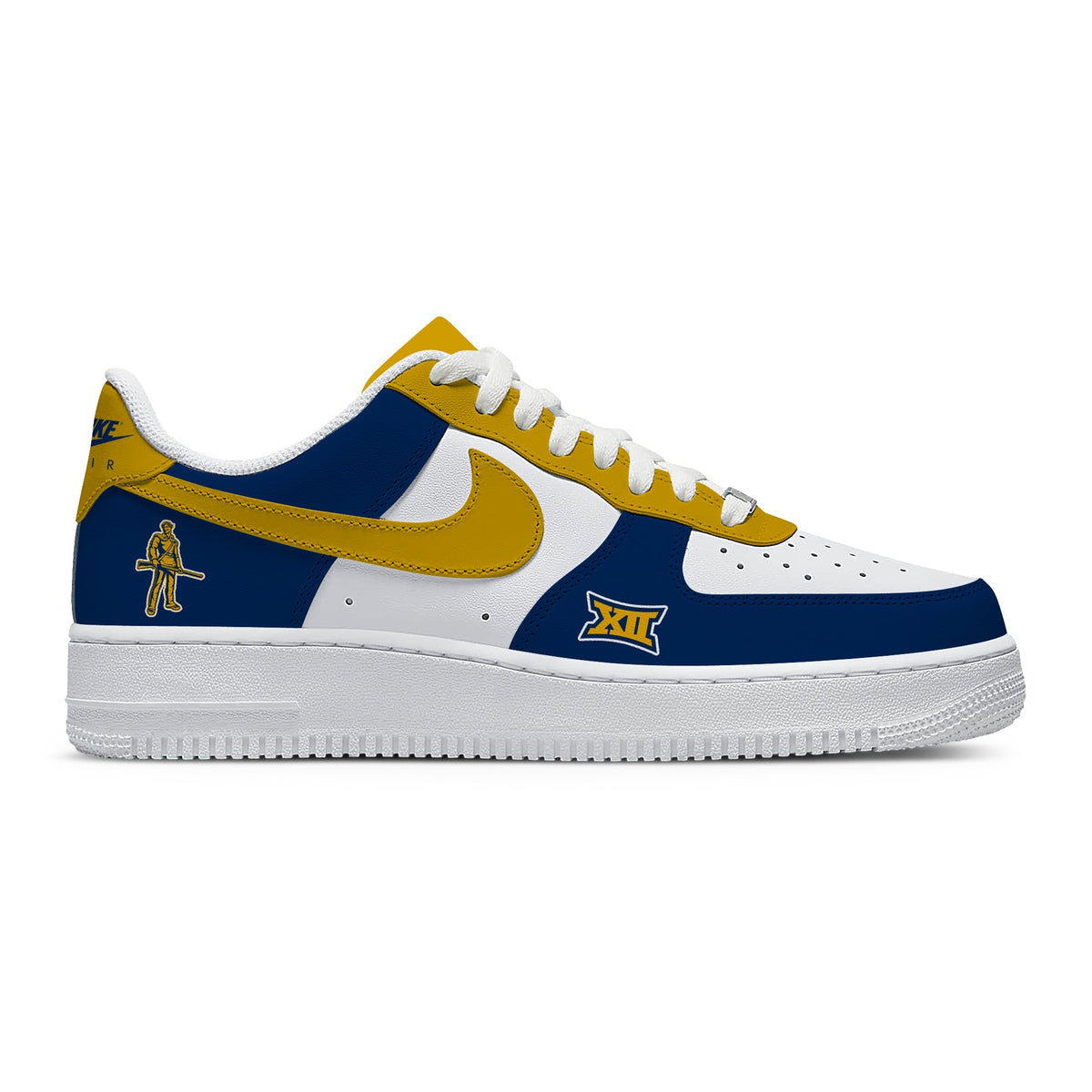 West Virginia College Custom Sneakers