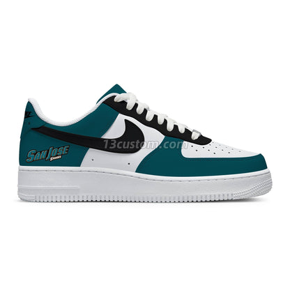 San Jose Hockey Custom Sneakers