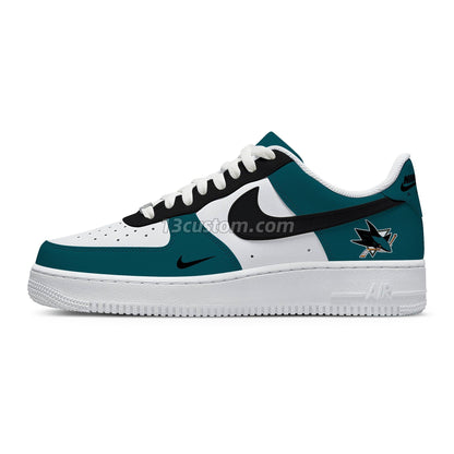 San Jose Hockey Custom Sneakers