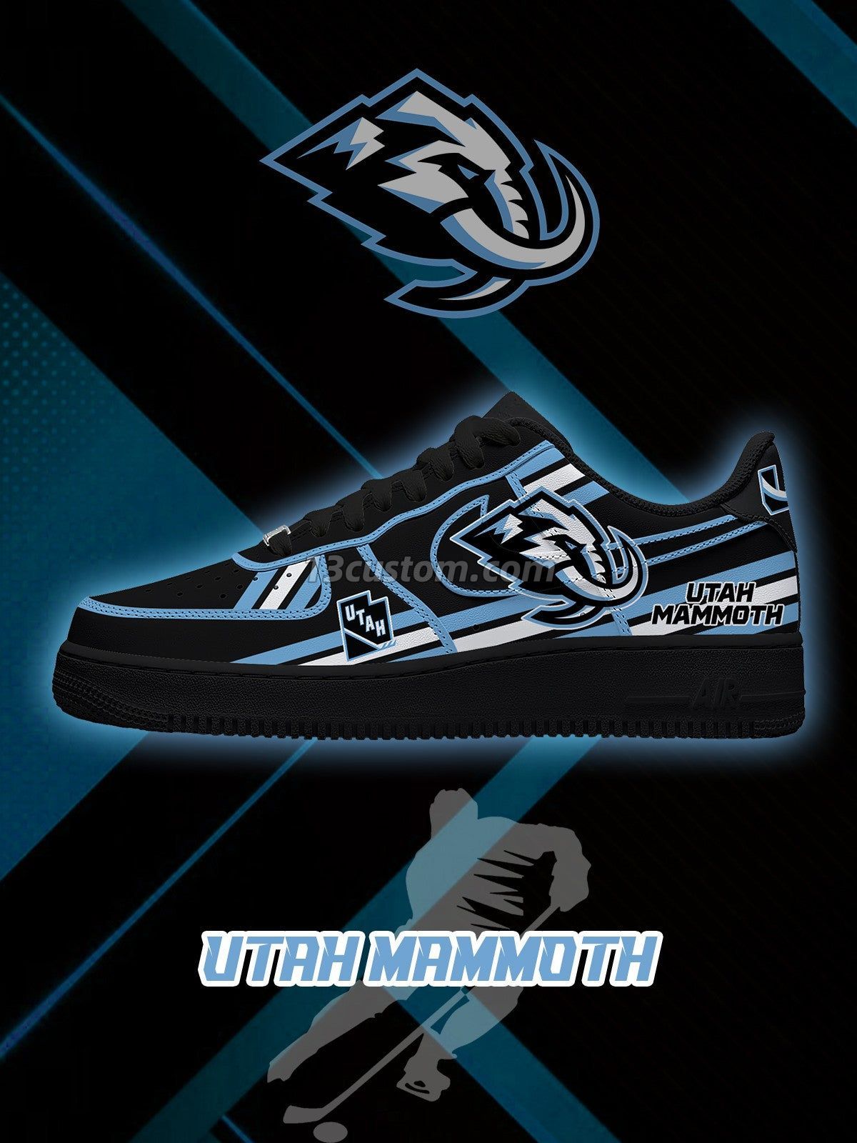AF1 猶他 冰球客製化運動鞋-V2款 主圖