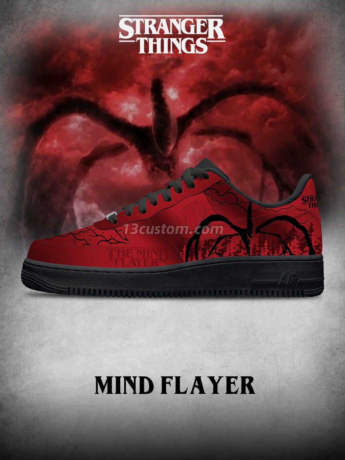AF1 怪奇物語-奪心魔 V1 客製化運動鞋 - 13custom