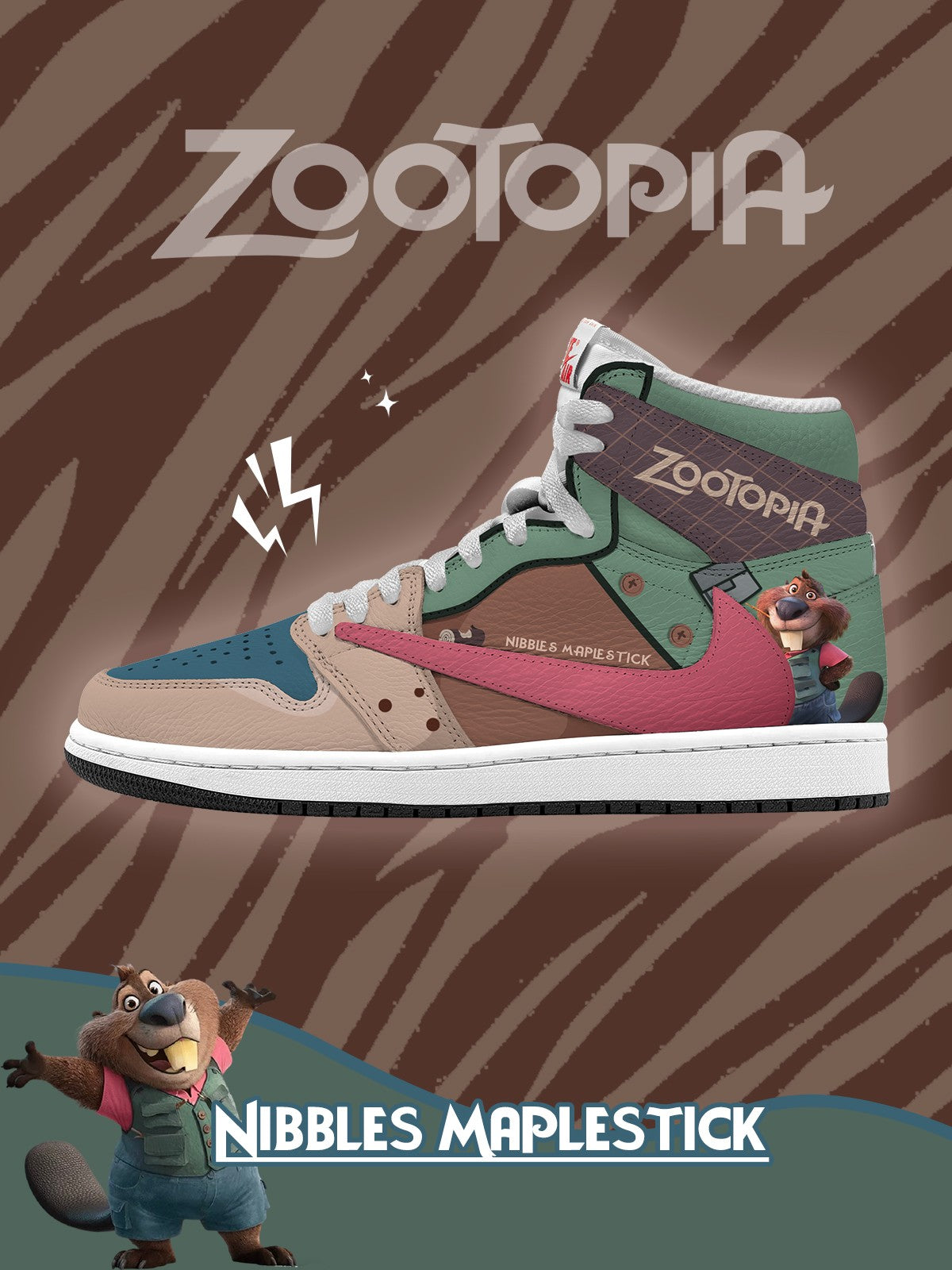 Nibbles Maplestick V.1 Custom TS High Sneakers