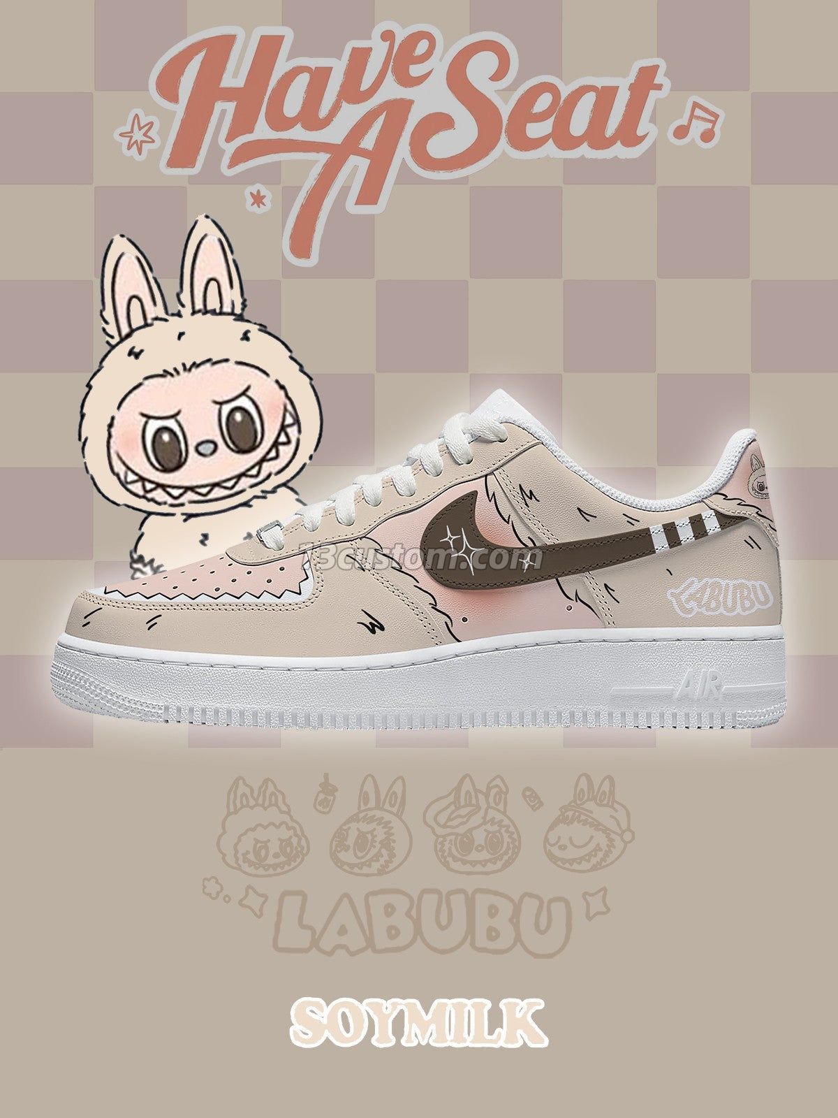 AF1 Soymilk客製化運動鞋-V2款