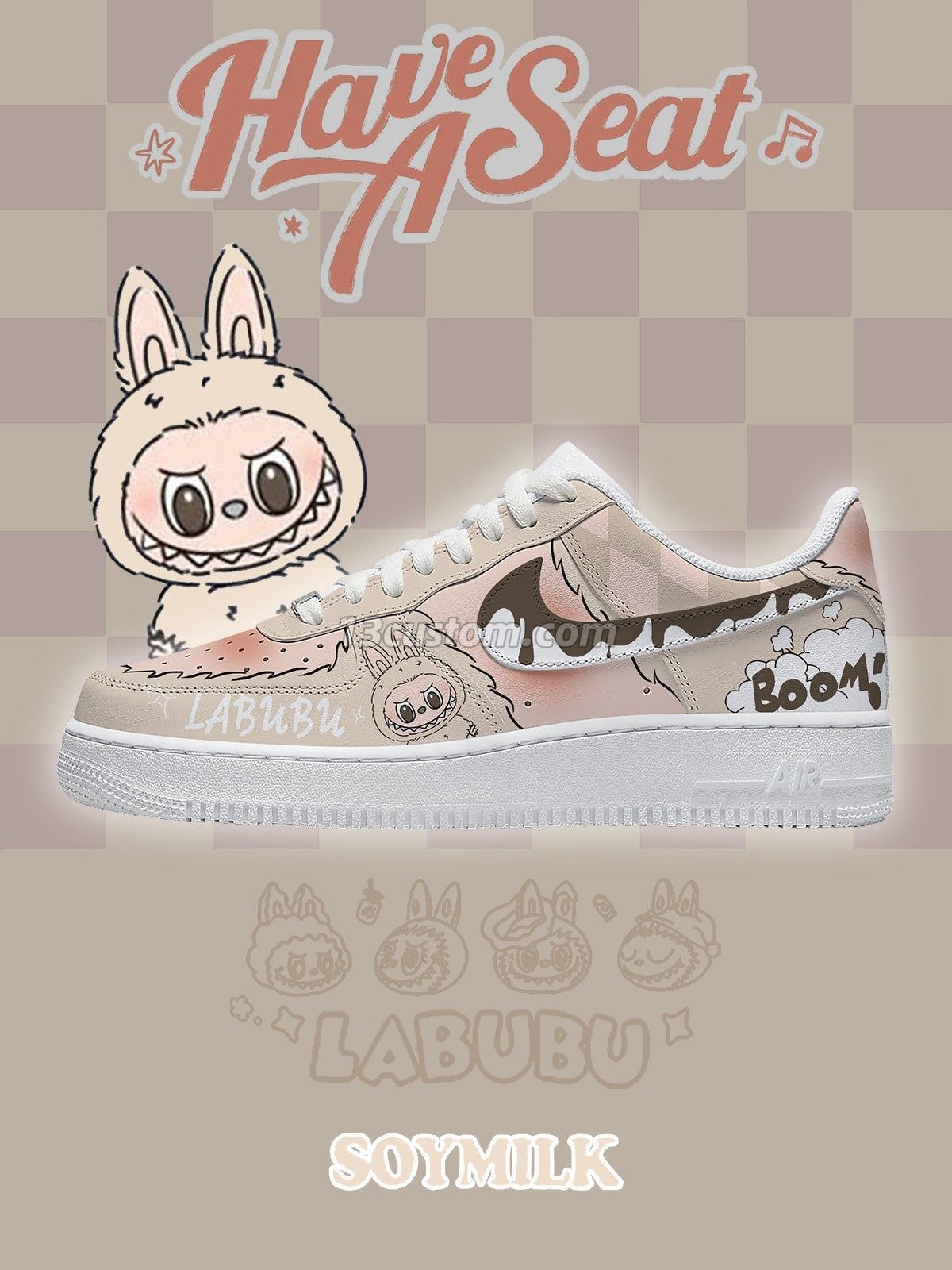 AF1 Soymilk客製化運動鞋-V3款