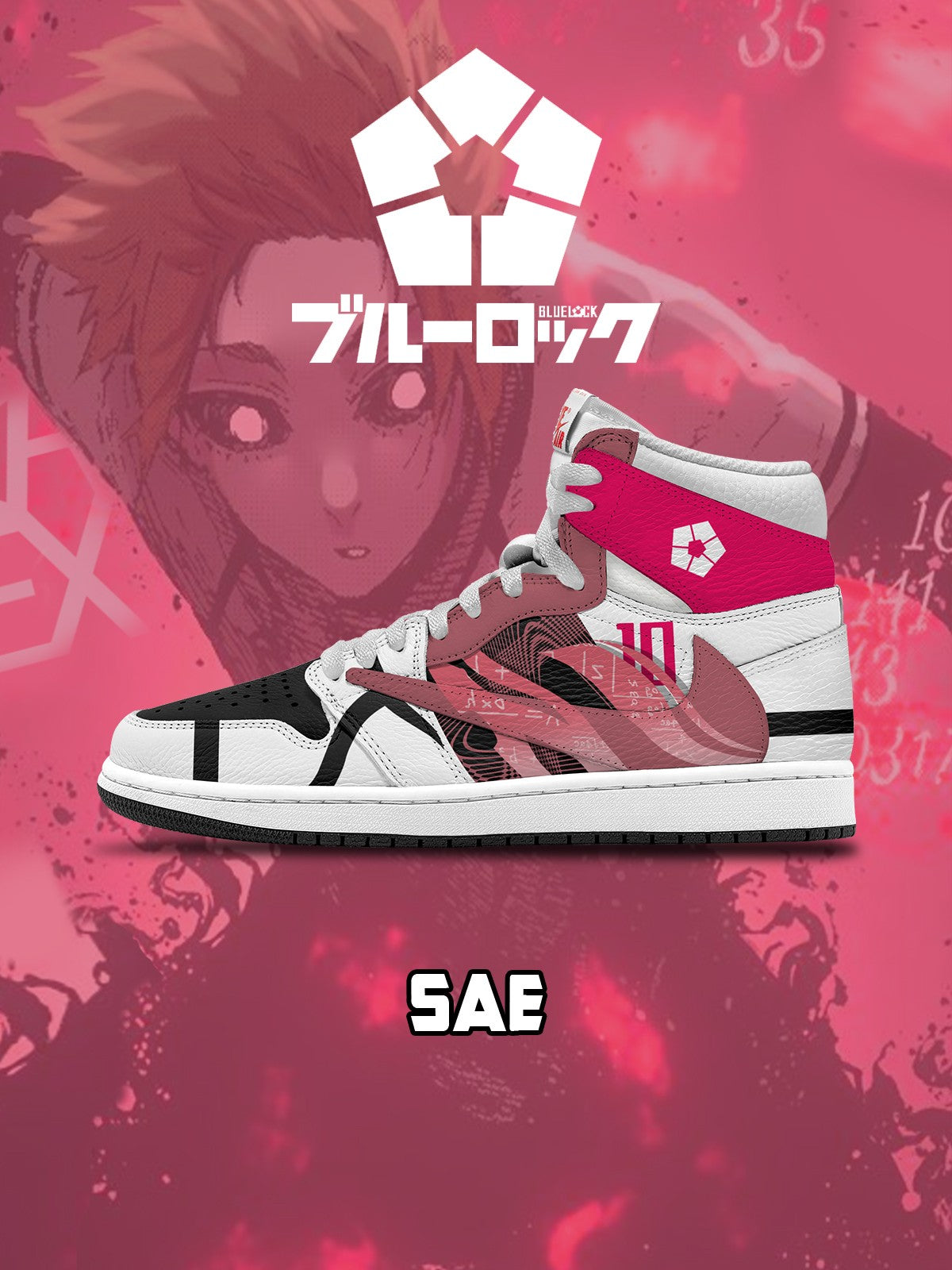 Sae Itoshi V.6 Custom TS High Sneakers - 13custom