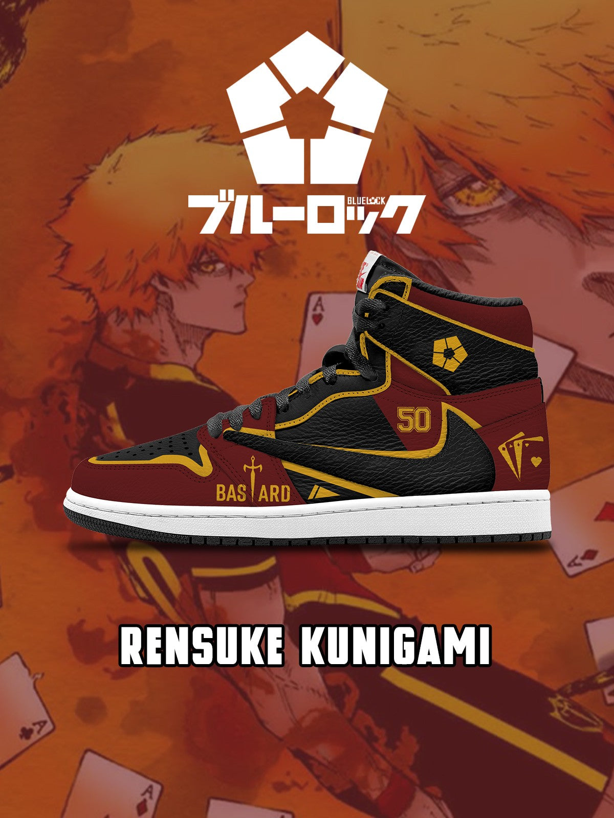 Rensuke Kunigami V.2 Custom TS High Sneakers