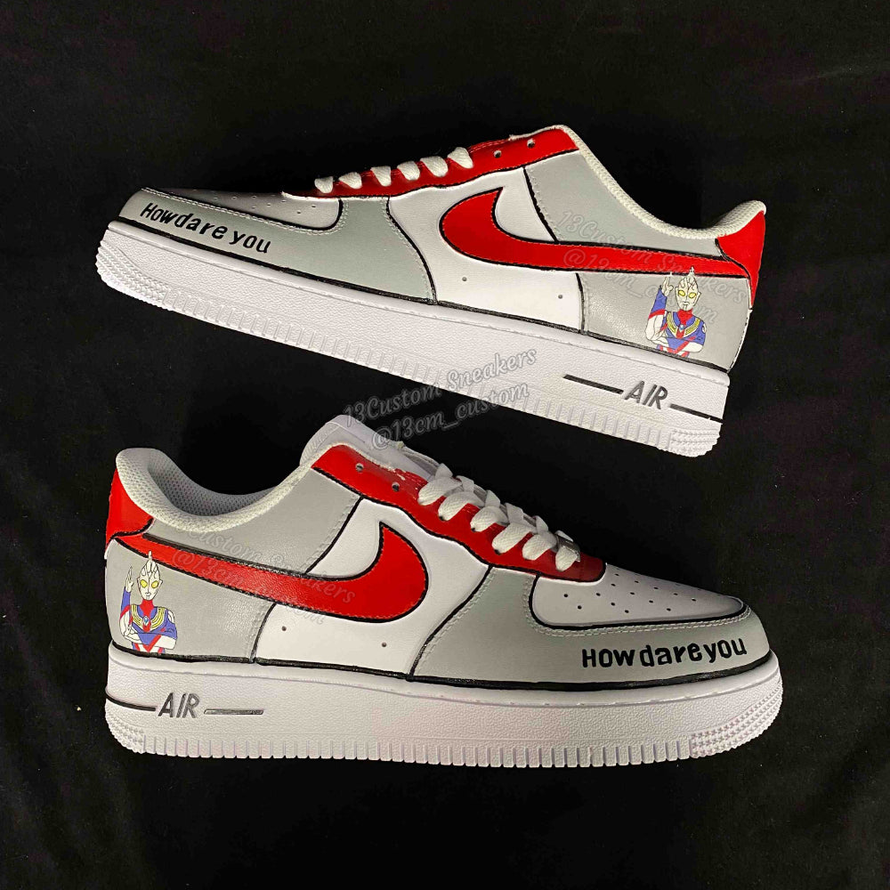 0559-Ultraman graurot Kinderschuhmodell