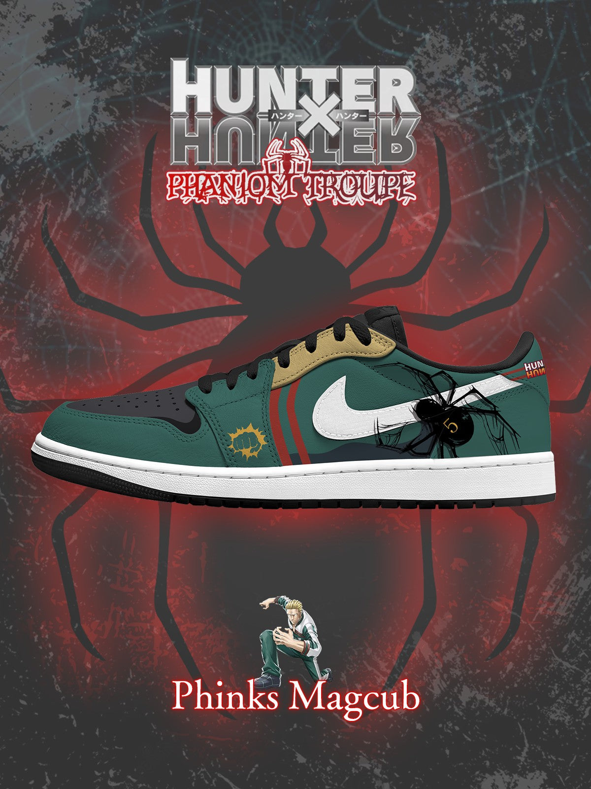 Phinks Magcub V.1 Custom Low-Top Court Sneakers