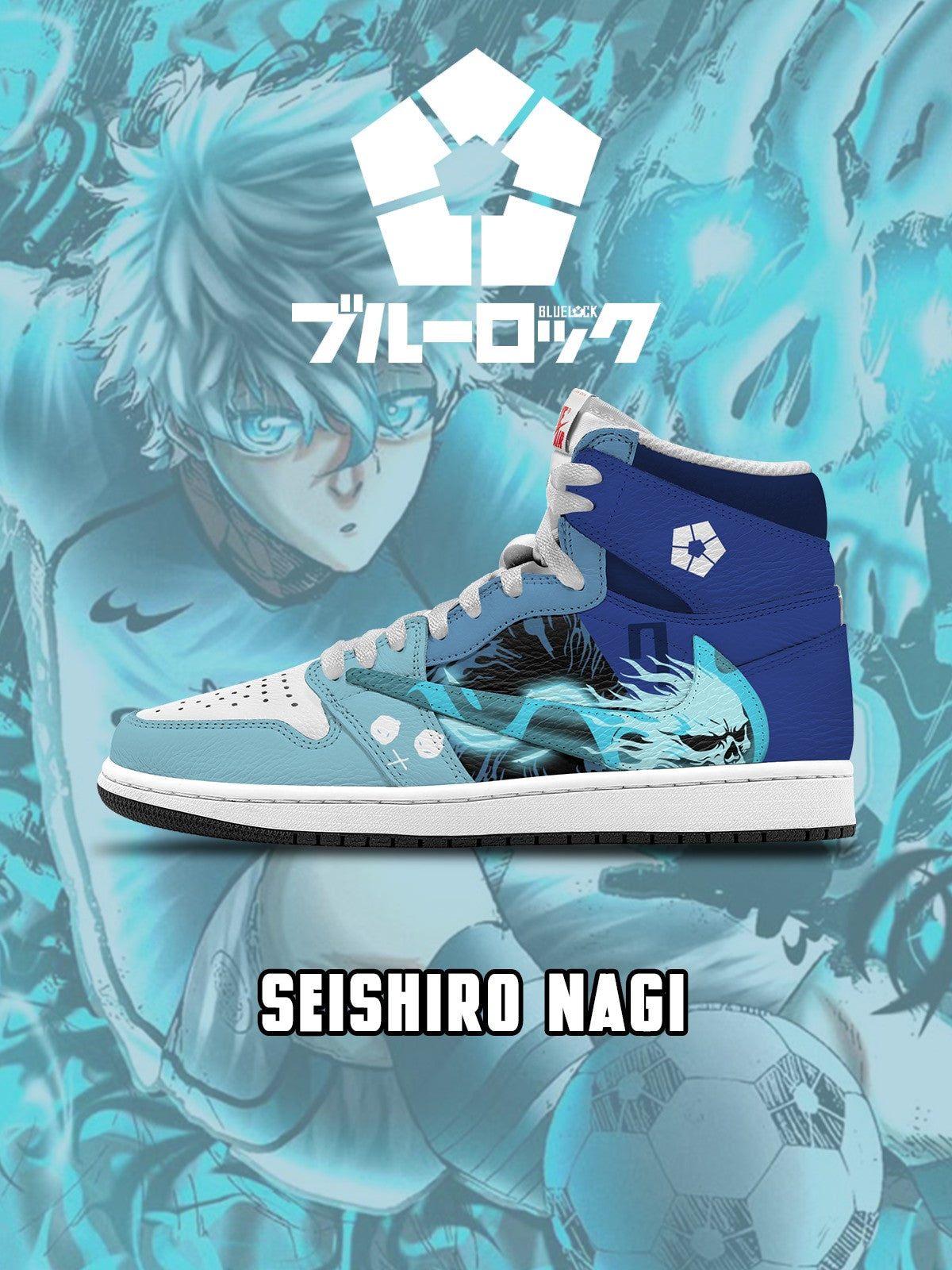 Seishiro Nagi V.6 Custom TS High Sneakers - 13custom