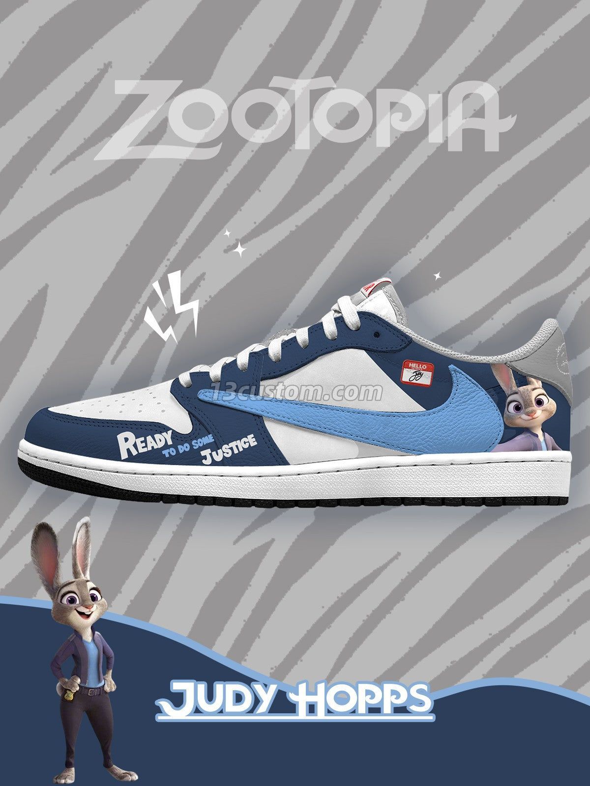 Judy Hopps V.1 Custom TS Low Sneakers