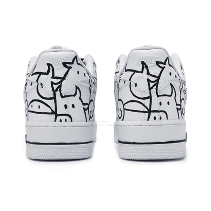 0156-Doce signos del zodiaco vaca adorable