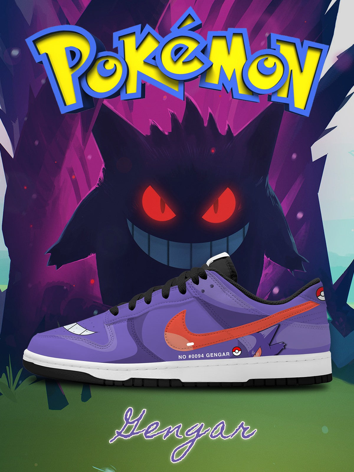 Gengar V.1 Custom SB-Style Sneakers