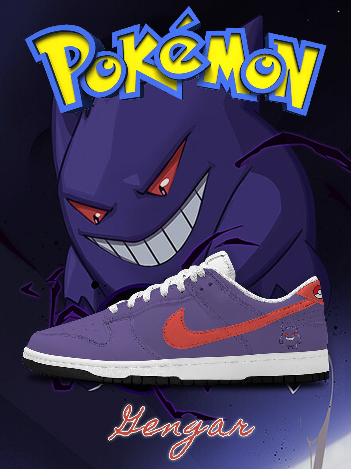 Gengar V.2 Custom SB-Style Sneakers