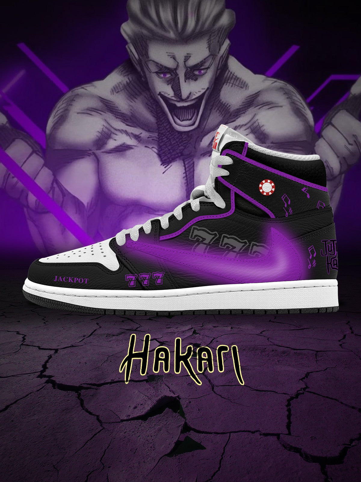 Kinji Hakari V.1 Custom TS High Sneakers - 13custom