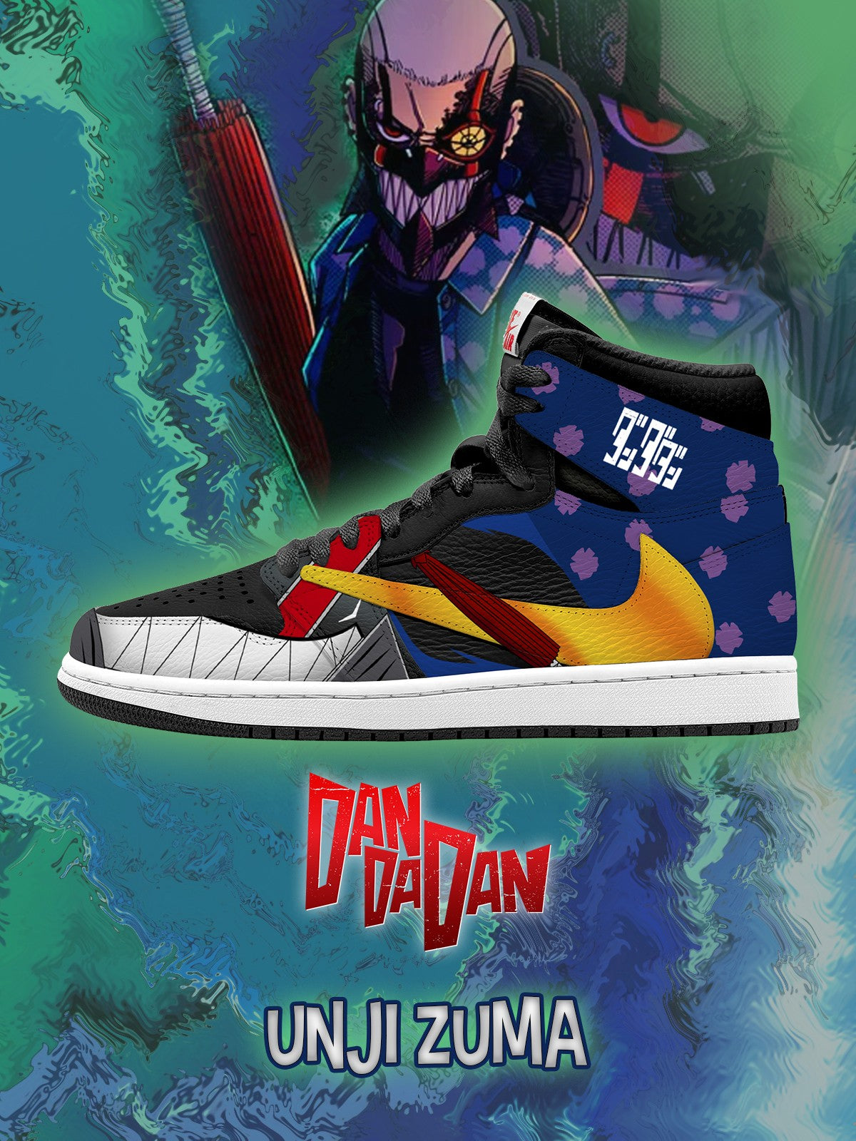Unji Zuma V.1 Custom TS High Sneakers - 13custom