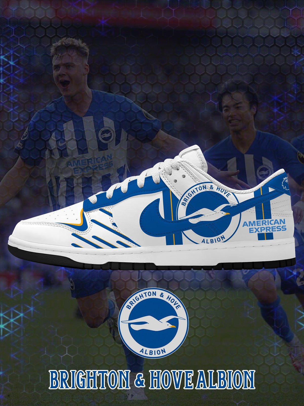Brighton V.1 Custom Court-Low Sneakers
