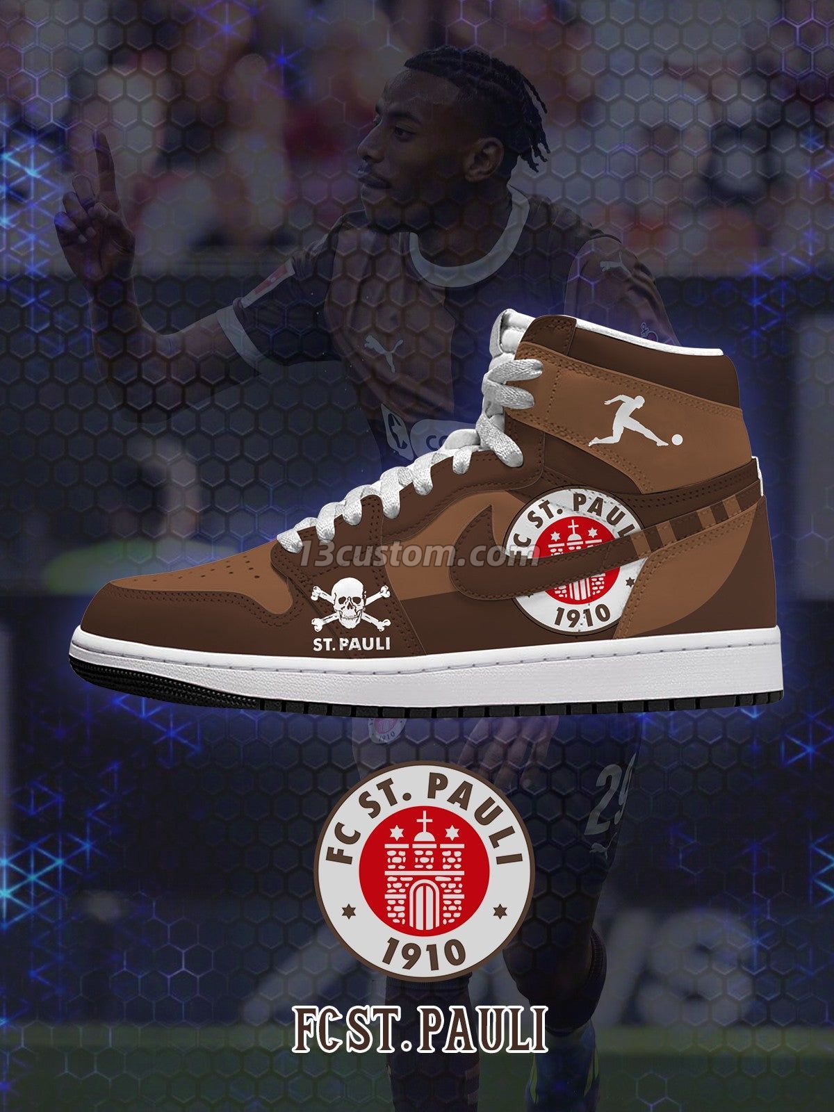 AJ1 H 聖保利客製化 高幫-頂級 運動鞋-V1款 主圖