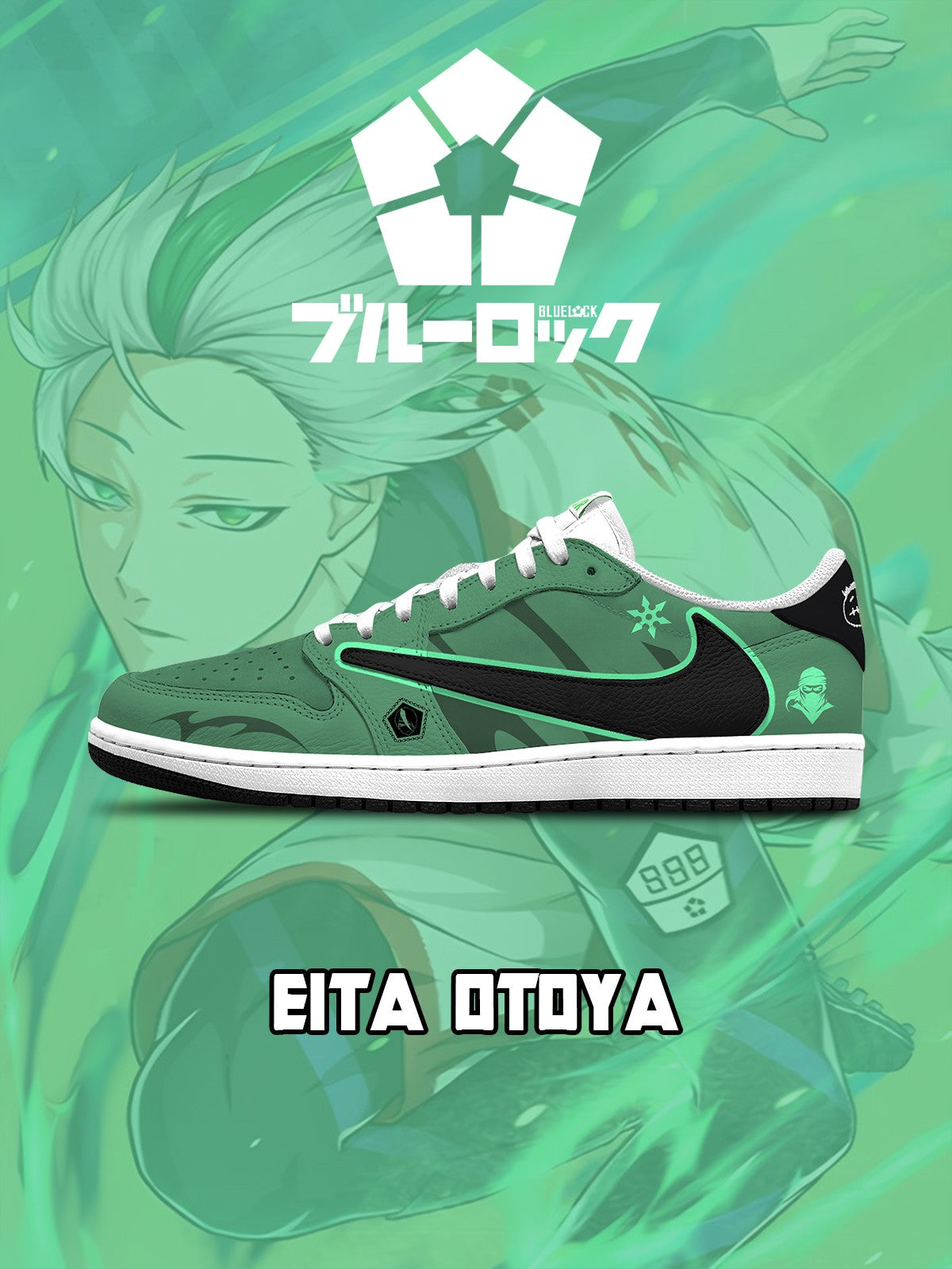 Eita Otoya V.1 Custom TS Low Sneakers - 13custom