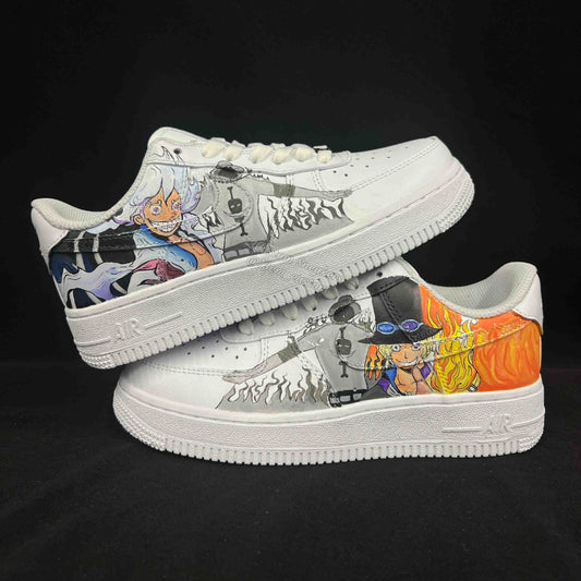 0617- Cinco niveles de Luffy y Sabo en semitono