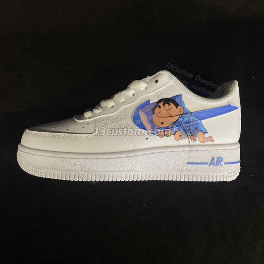 0552- Schlafender Crayon Shin-chan Blau