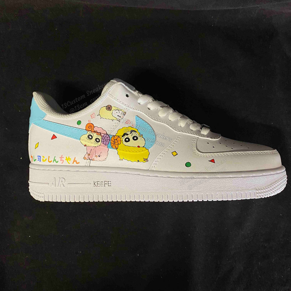 0546 - Crayon Shin-chan and Little Aoi Blue and Yellow Model