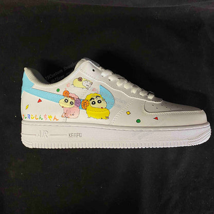 0546 - Crayon Shin-chan and Little Aoi Blue and Yellow Model