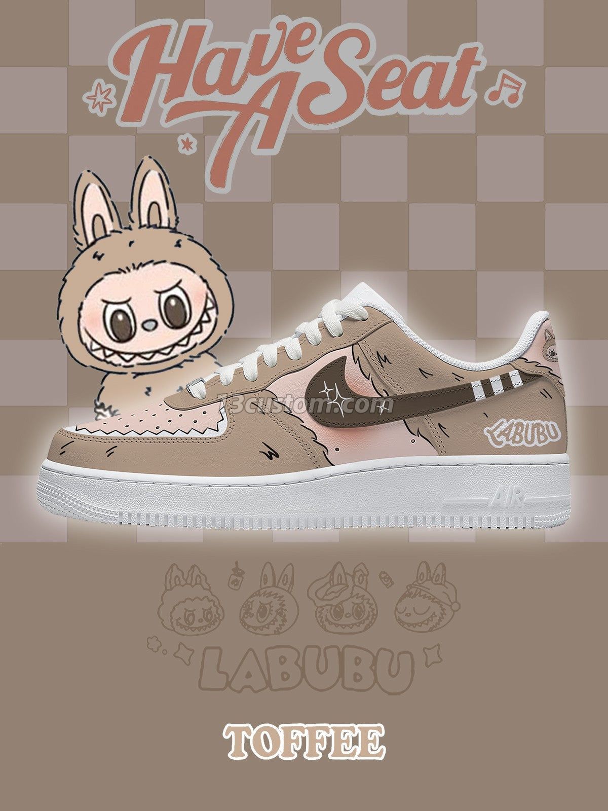 AF1 Toffee客製化運動鞋-V2款