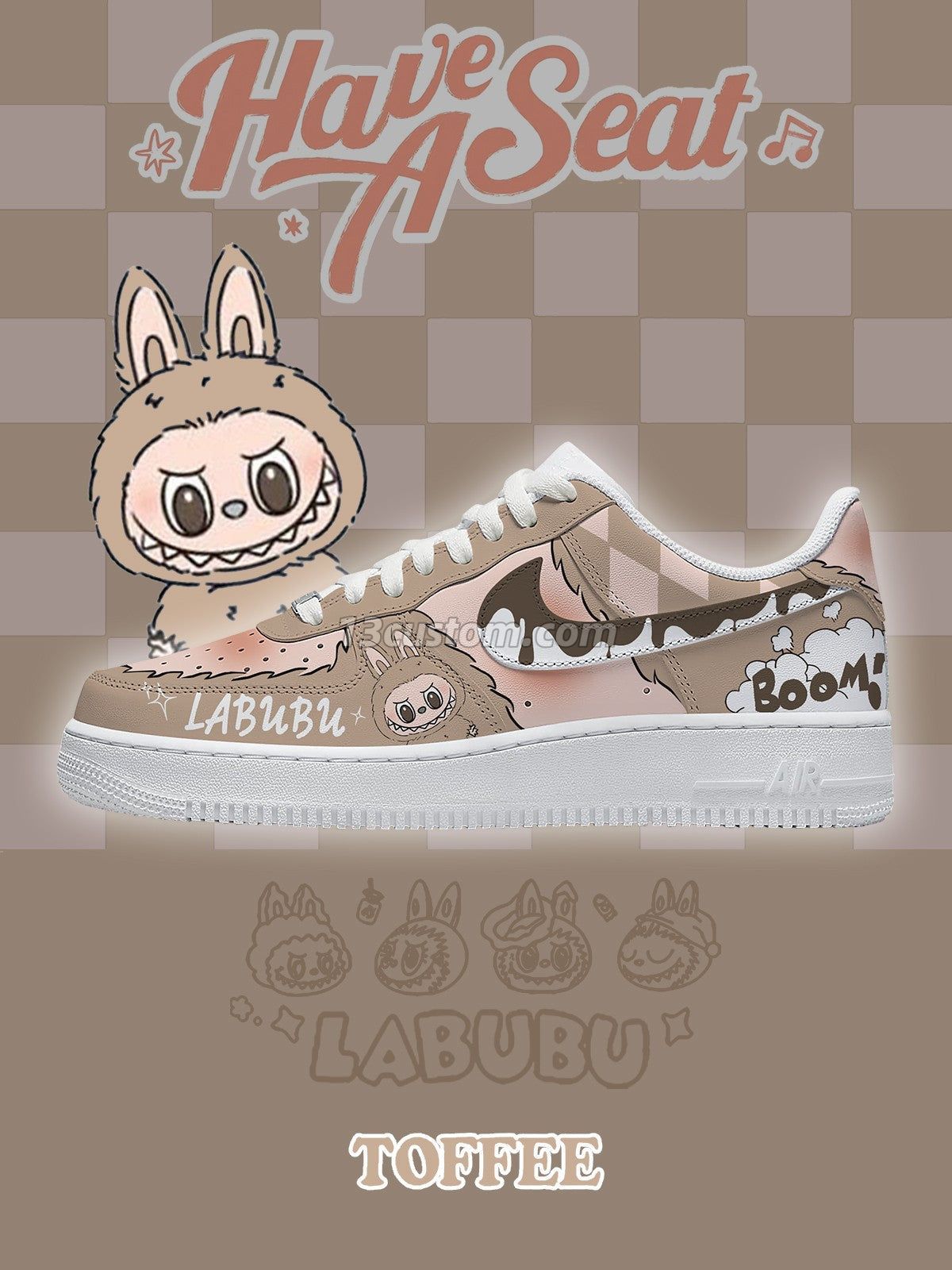 AF1 Toffee客製化運動鞋-V3款