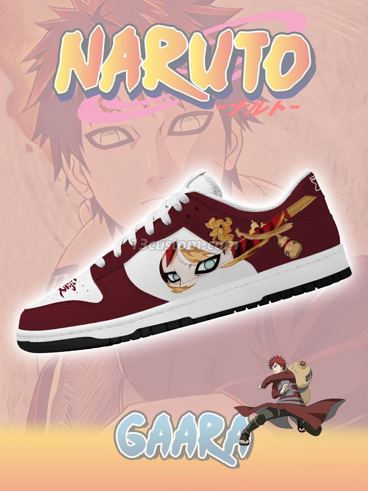 Gaara V.1 Custom Court-Low Sneakers