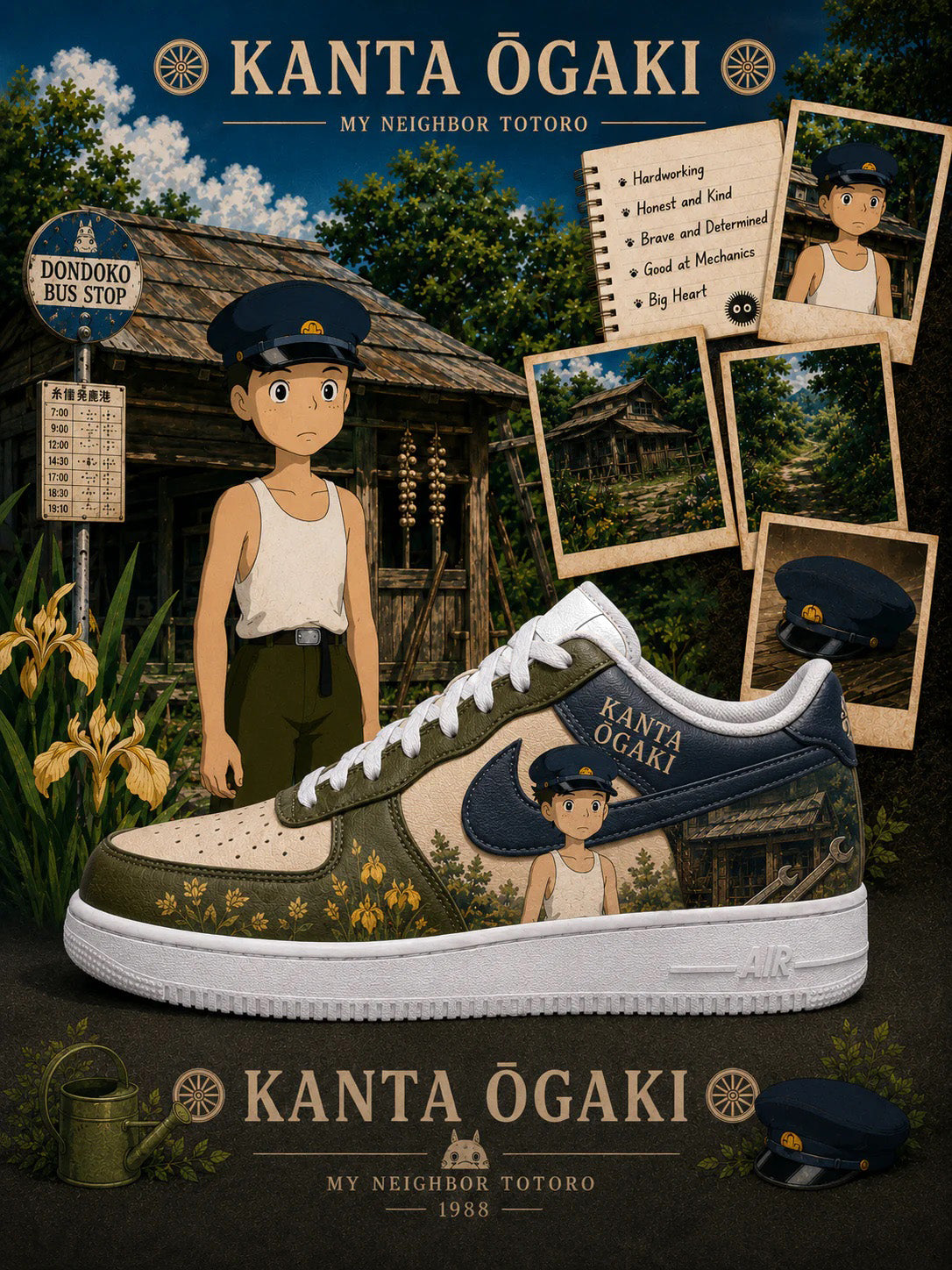 Kanta �gaki V.1 Custom Air-Style Sneakers