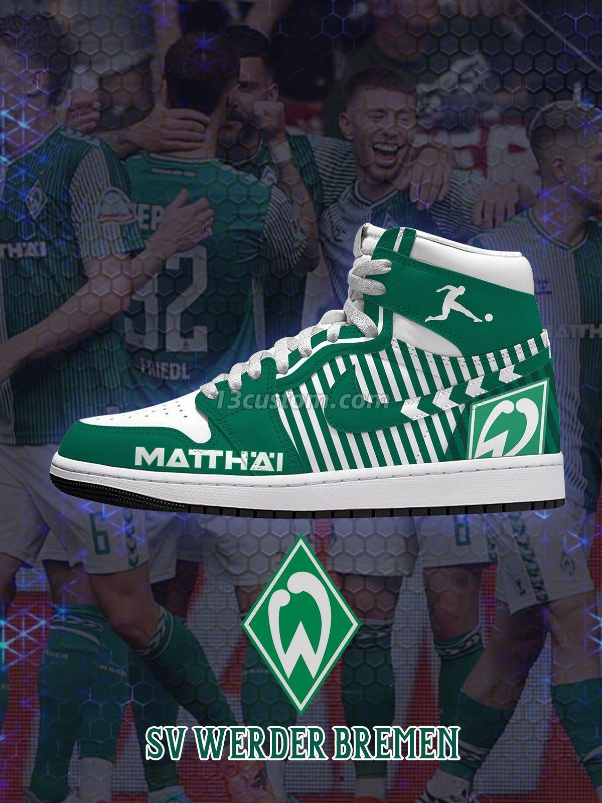 AJ1 H 不萊梅客製化 高幫-頂級 運動鞋-V1款