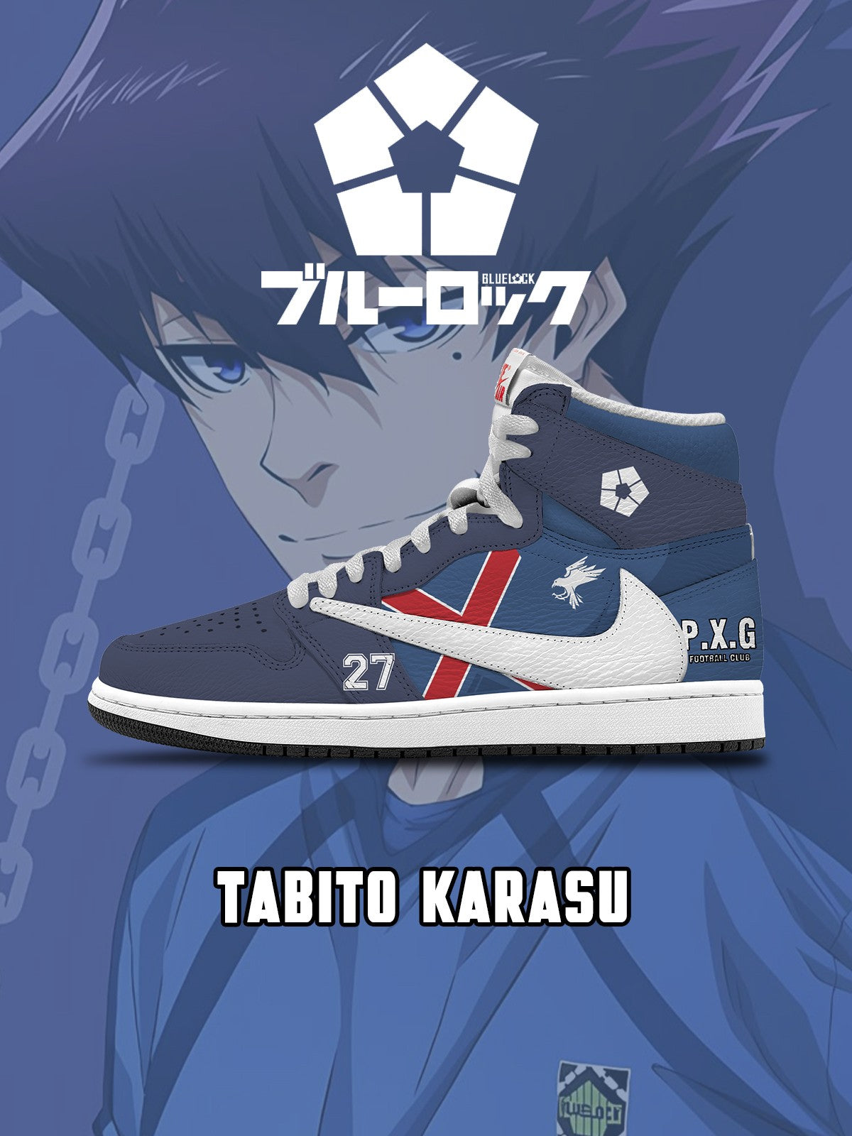 Tabito Karasu V.2 Custom TS High Sneakers