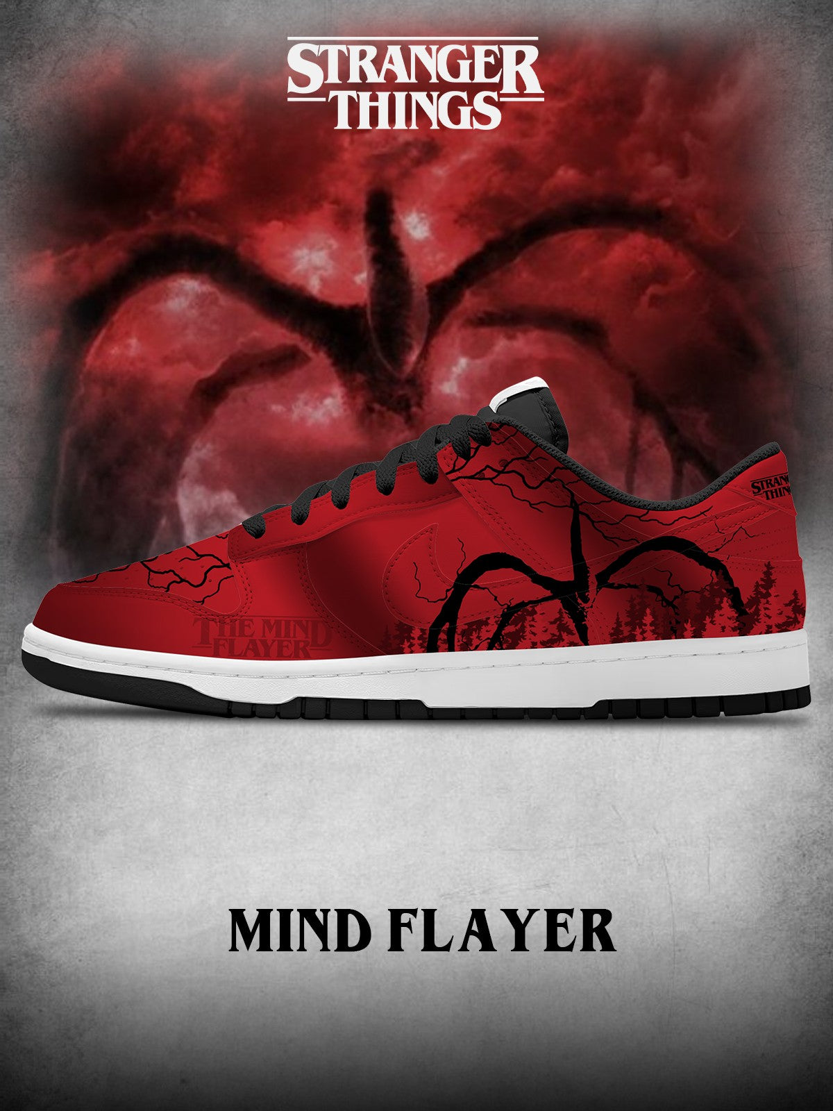 Mind Flayer V.1 Custom SB-Style Sneakers