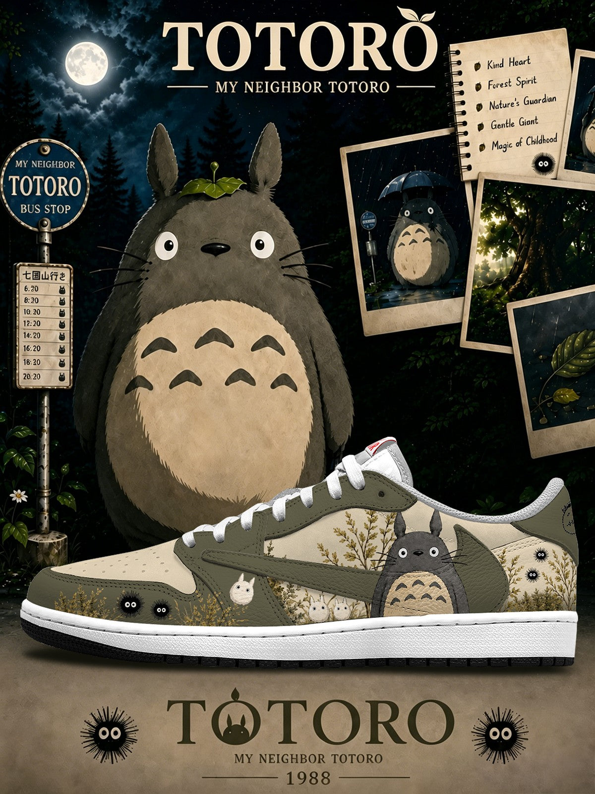 Totoro V.1 Custom TS Low Sneakers