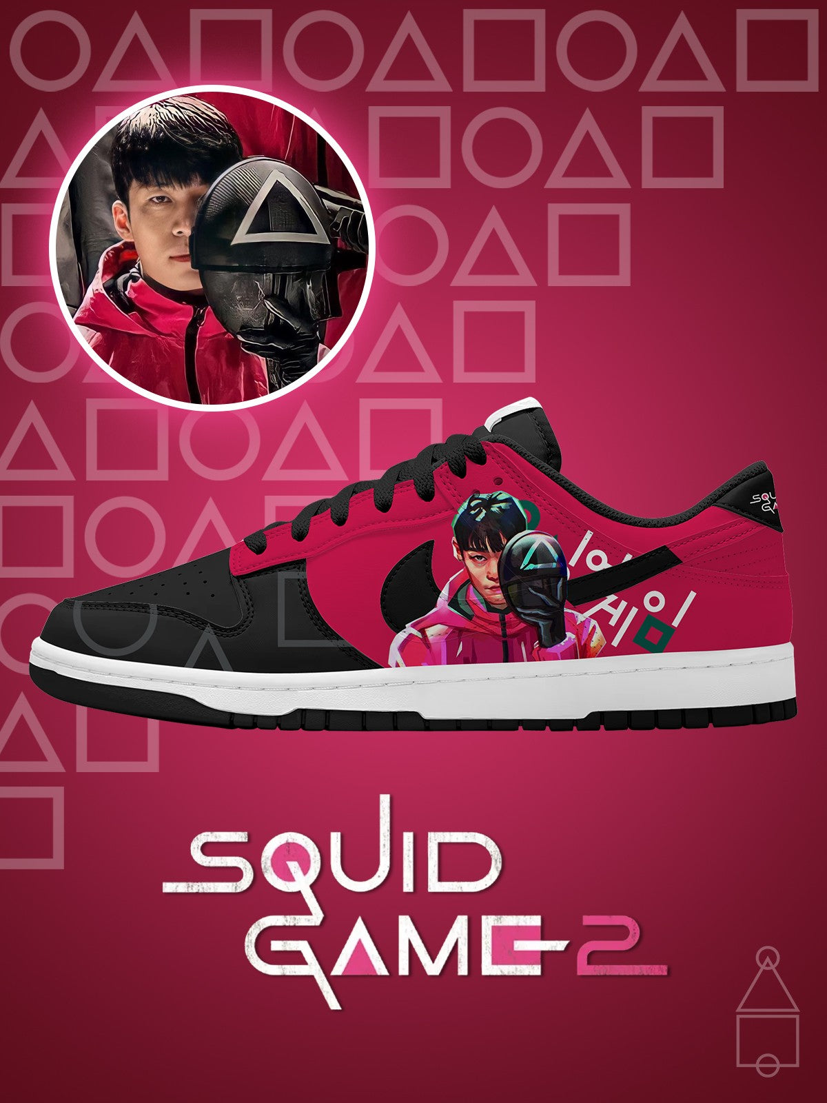 Hwang Jun-ho V.1 Custom Court-Low Sneakers - 13custom