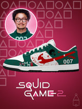 Player 007 V.1 Custom Court-Low Sneakers - 13custom