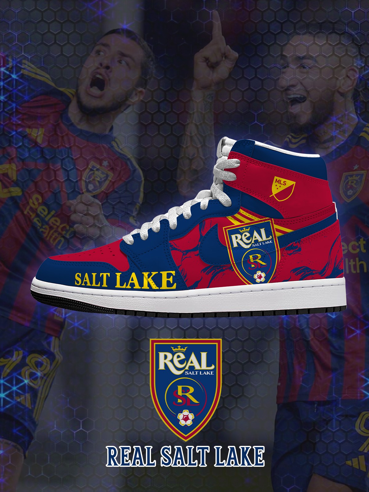 Salt Lake V.1 Custom High-Top Sneakers