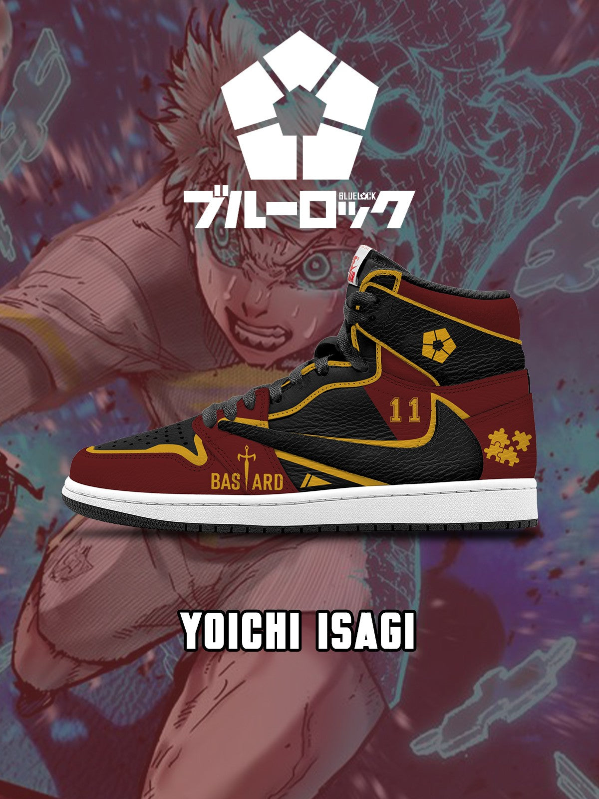 Yoichi Isagi V.2 Custom TS High Sneakers