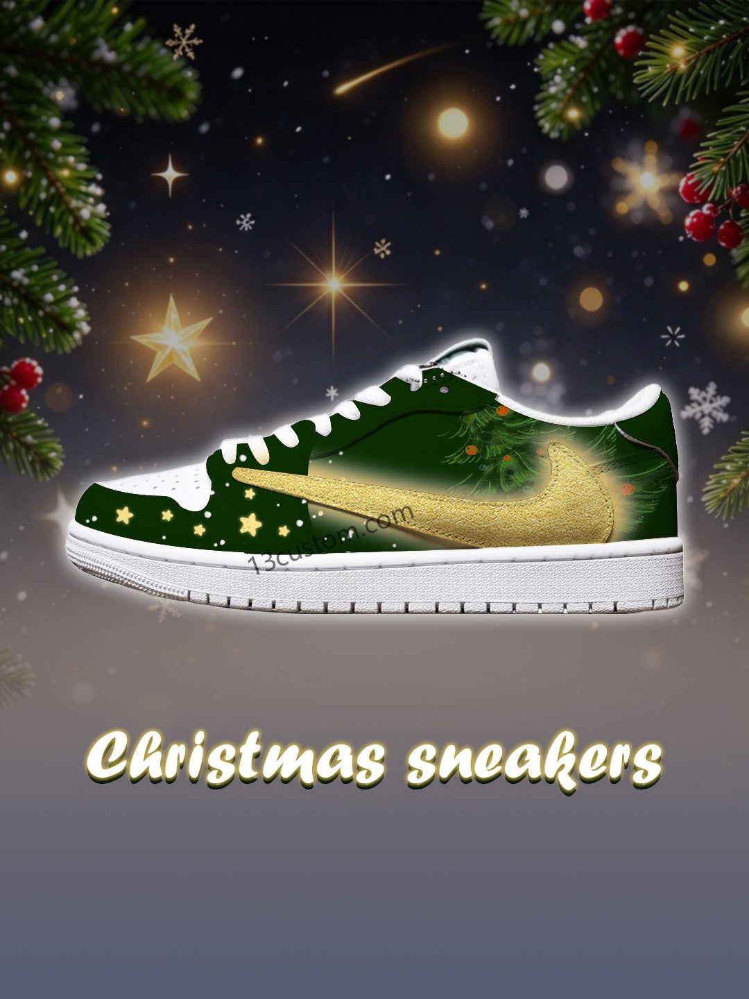 TS Low Christmas Tree Custom Sneakers