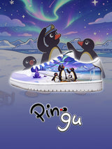 TS Low pingu aurora antarctica Custom Sneakers