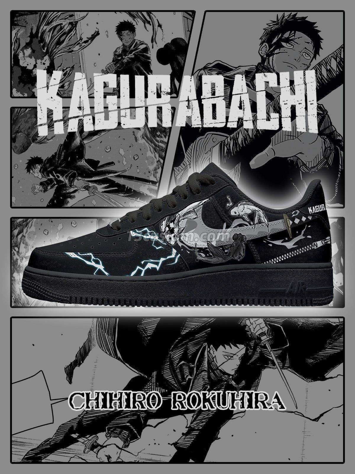 AF1 千尋 Rokuhira客製化運動鞋-V1款 Imagem principal do produto