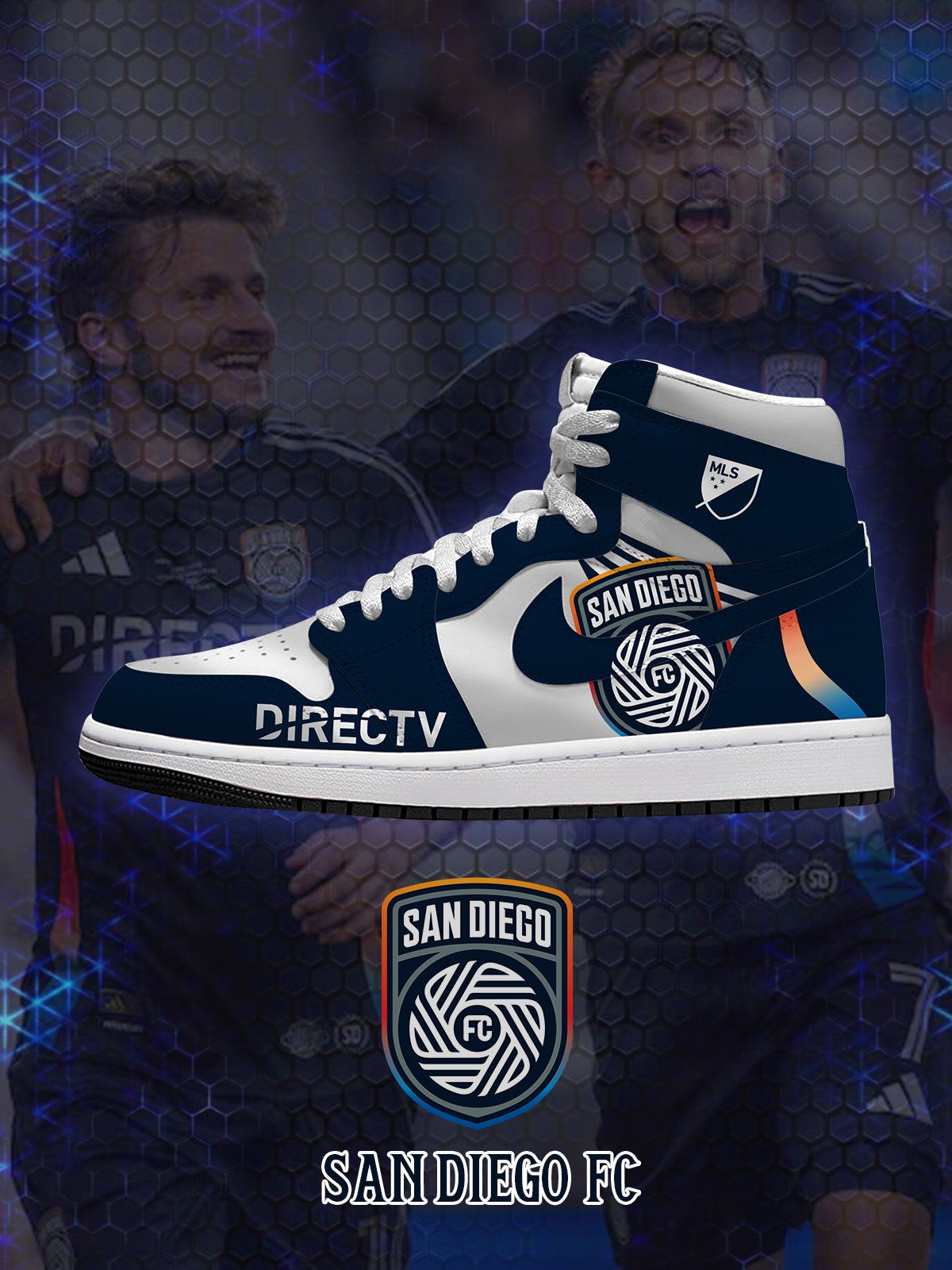 San Diego V.1 Custom High-Top Sneakers