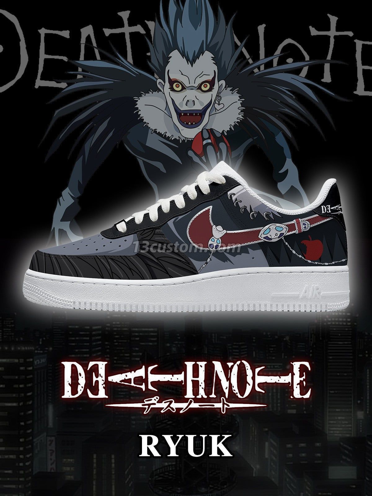 AF1 死亡筆記本-路克 V3 客製化運動鞋
