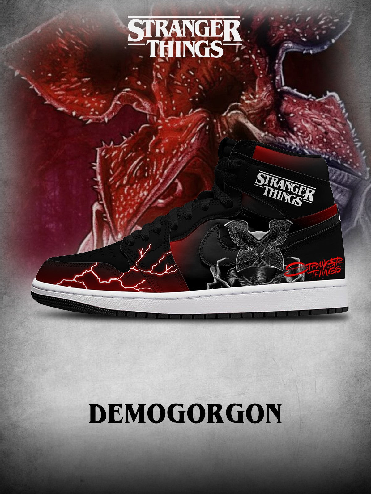 Demogorgon V.1 Custom High-Top Sneakers