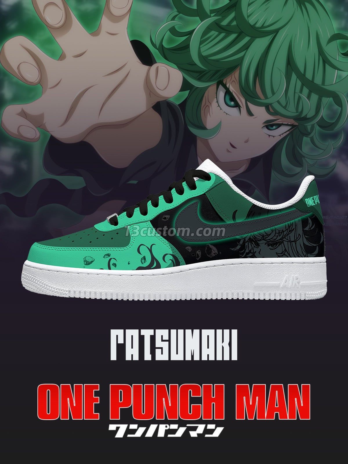 AF1 一拳超人-龍卷 V1 客製化運動鞋 Main image