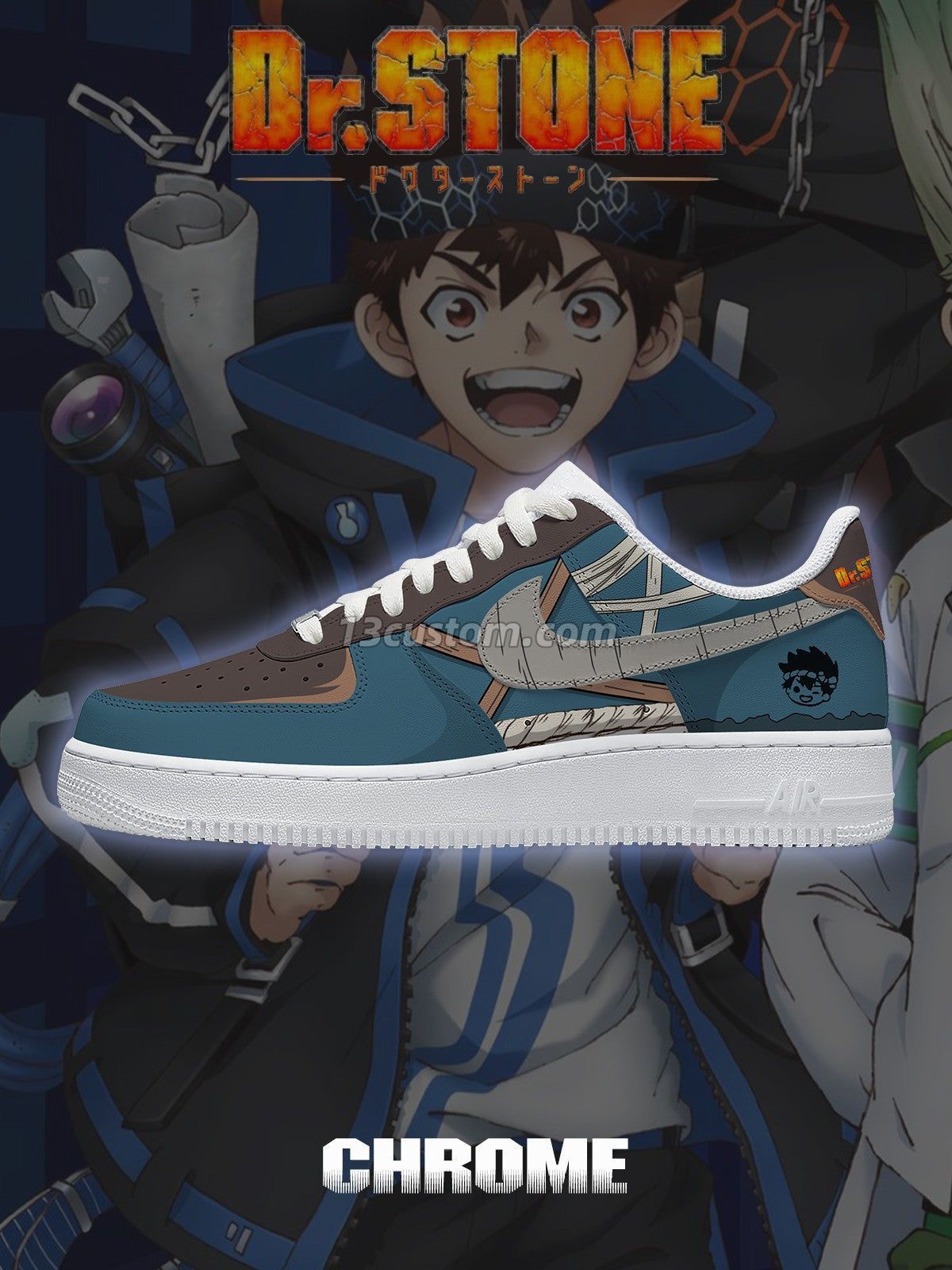 AF1 新石紀-克羅姆 V1 客製化運動鞋 主圖