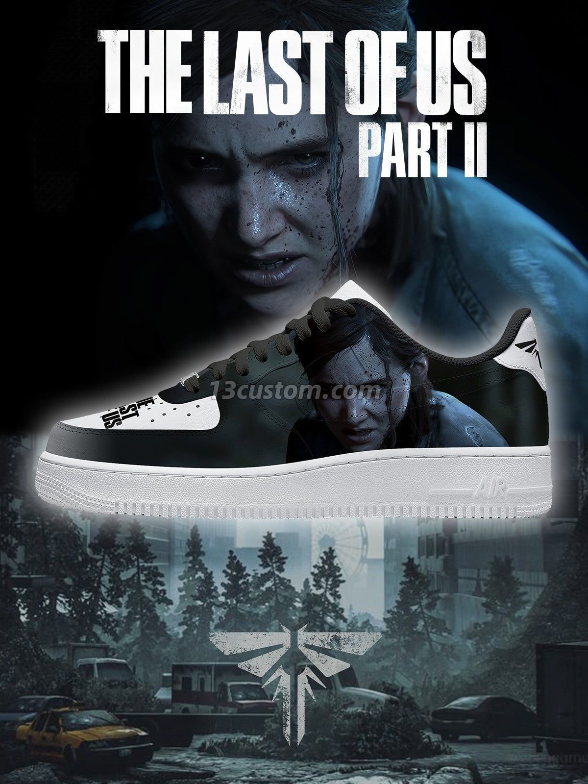 AF1 Ellie Williams客製化運動鞋-V1款