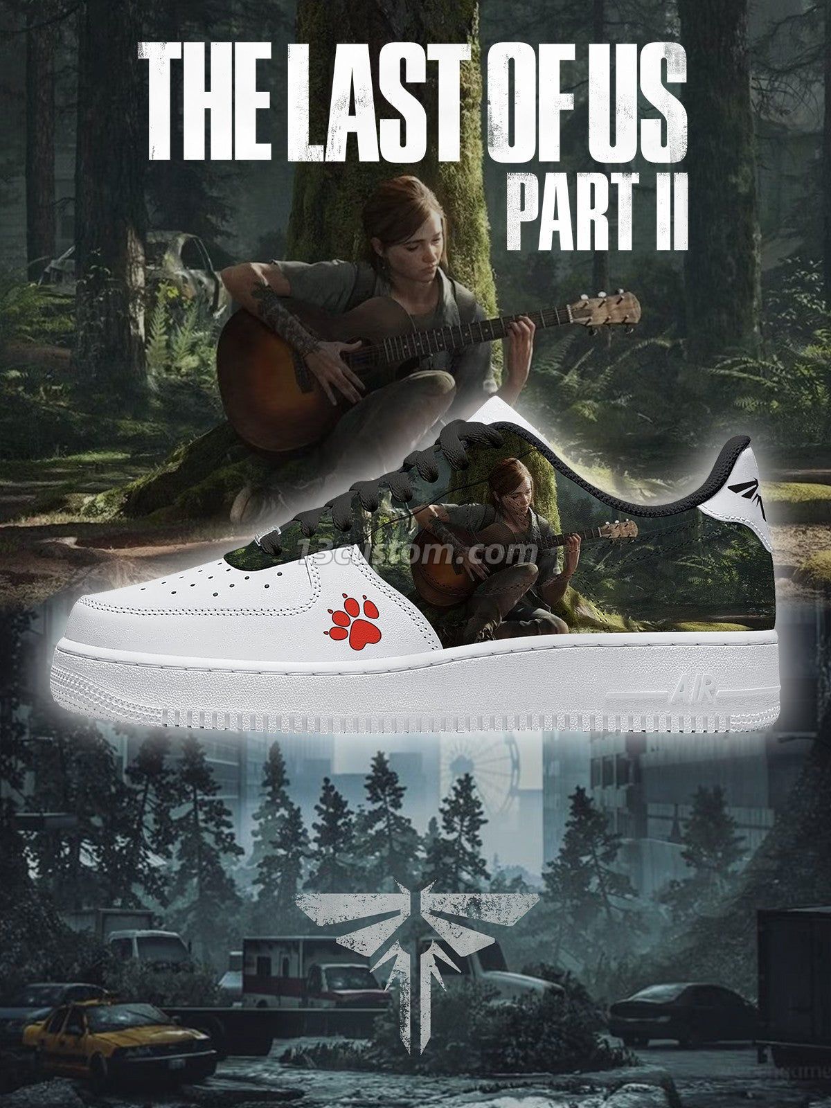 AF1 Ellie Williams客製化運動鞋-V2款 Main image